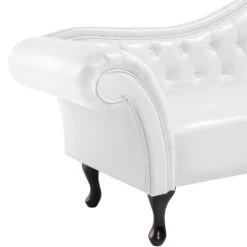 LATTES - Chaise Longue - Wit - Rechterzijde - Kunstleer -Leenbakker Winkel 5e91e80bf1d346f7967d9e6f9eb0d1f8