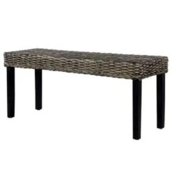 VidaXL Bankje 110 Cm Natuurlijk Kubu Rattan En Massief Mangohout Zwart -Leenbakker Winkel 60b6c11d0fad47c89d2b7b8f99dd8c81