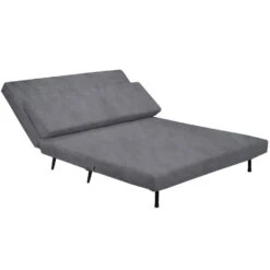 Mallory - Slaapbank 140 Cm In Antraciet Fluweel -Leenbakker Winkel 60d9022b77d041a685abf9dc9315a812