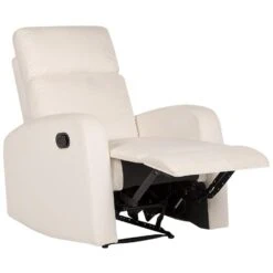VERDAL - Relaxfauteuil Handmatig - Wit - Fluweel -Leenbakker Winkel 6224c625f07e4a59bc7e8dea34ac14fd