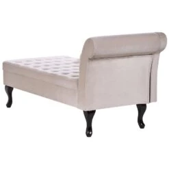 PESSAC - Chaise Longue - Beige - Rechterzijde - Fluweel 19 PESSAC - Chaise Longue - Beige - Rechterzijde - Fluweel -Leenbakker Winkel 628927d7150346148afddae699b24e1f