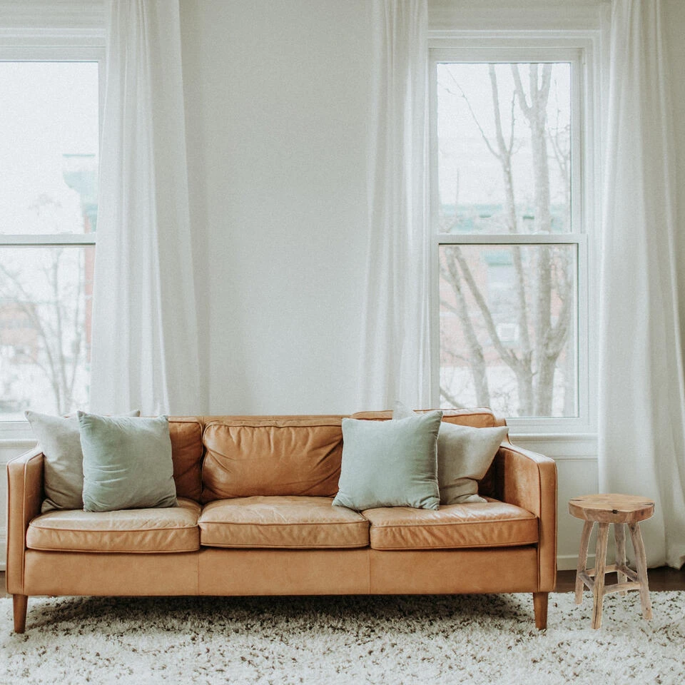 Home & Styling Bijzet Krukje - Lichtbruin - Hout - H42 Cm 2 Home & Styling Bijzet Krukje - Lichtbruin - Hout - H42 Cm - Afbeelding 2