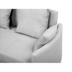 HOVIN - Slaapbank 2-zits - Lichtgrijs - Polyester -Leenbakker Winkel 6614bde03aa845b8af6b73871a793f80