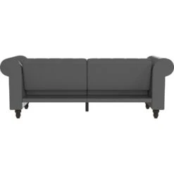 Felix - 3-zits Slaapbank In Grijze Kunstleer -Leenbakker Winkel 66a3c3653b514de2b199a50e442e08f5