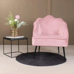 DS4U - Lindsey Fauteuil - Roze -Leenbakker Winkel 6755aab36e884ffdbf5330fc9486cd46