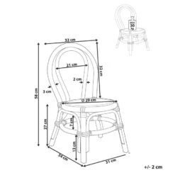 KALIVIA - Kinderstoel - Natuurlijk - Rotan -Leenbakker Winkel 679d98af2bb044e3b5ebcd238689385c