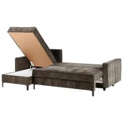 TEJN - Hoekslaapbank - Bruin - Rechtszijdig - Polyester -Leenbakker Winkel 6812fa0eb19044f18013aa8e1d81656c