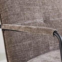 Fauteuil Hailey Grijs Chenille - Stof - Grijs -Leenbakker Winkel 682b80a5e26c4b1c9f51a72e2399c798