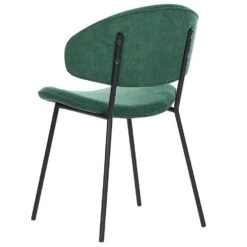 KIANA - Eetkamerstoel Set Van 2 - Groen - Polyester -Leenbakker Winkel 695df79d8f514bd28d913a3faa4cbbba