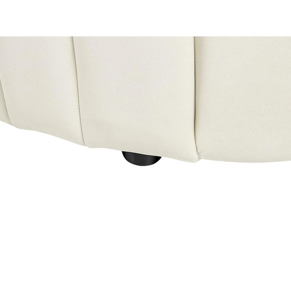 MALUNG - Fauteuil - Crème - Fluweel 8 MALUNG - Fauteuil - Crème - Fluweel - Afbeelding 8