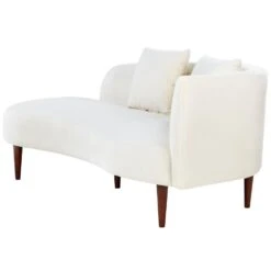CHAUMONT - Chaise Longue - Crème - Rechterzijde - Fluweel -Leenbakker Winkel 69c8c91186aa4e939ab9bbb4c74d2f0e