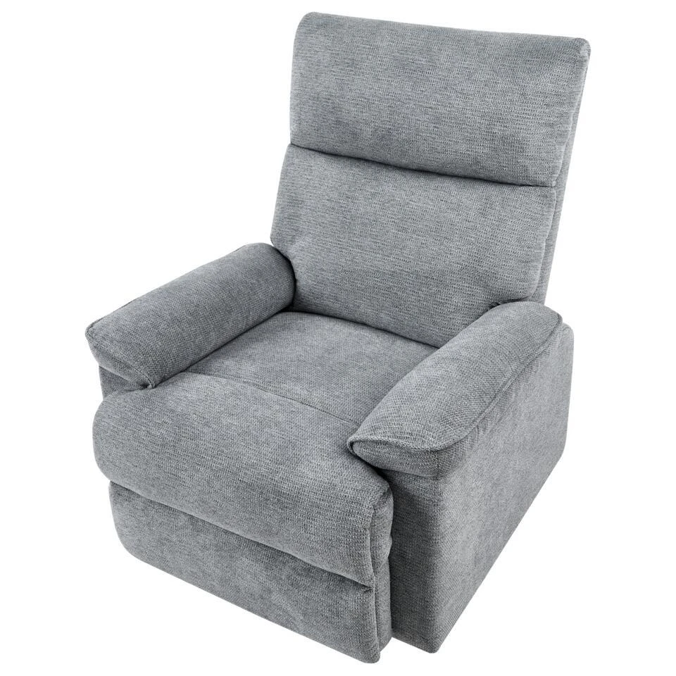 EVERTON - TV-fauteuil - Grijs - Polyester 9 EVERTON - TV-fauteuil - Grijs - Polyester - Afbeelding 9