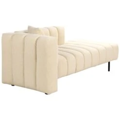 LANNILS - Chaise Longue - Beige - Linkszijdig - Fluweel -Leenbakker Winkel 6ae17dde1d9442118f372f8e1e231003