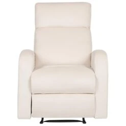 VERDAL - Relaxfauteuil Handmatig - Wit - Fluweel -Leenbakker Winkel 6b6bc6fb12824eebbf307122755c51fa