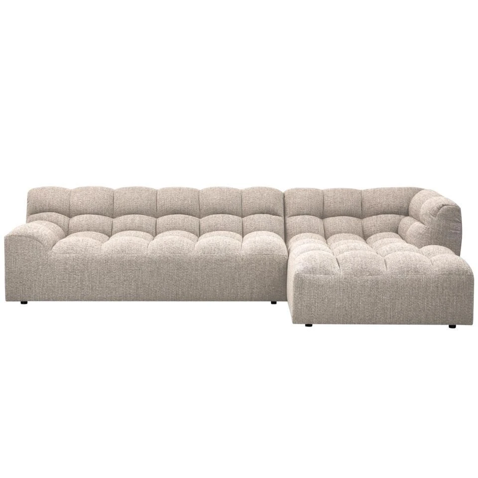 WOOOD Allure Chaise Longue Bank Rechts - Polyester - Naturel 3 WOOOD Allure Chaise Longue Bank Rechts - Polyester - Naturel - Afbeelding 3
