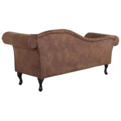 LATTES - Chaise Longue - Bruin - Rechterzijde - Kunstsuède -Leenbakker Winkel 6cdca3e627e74774a6d6e119ba728379