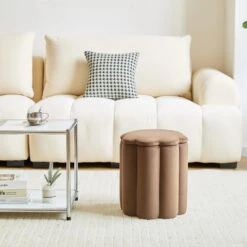 Fluweel Bruine Salonpoef Met Opbergruimte 19 Fluweel Bruine Salonpoef Met Opbergruimte -Leenbakker Winkel 6ed0feedbc5c464c9155221140c00106