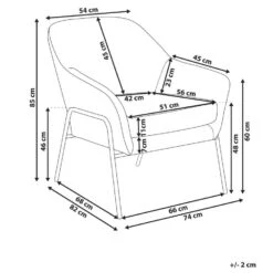 VEDDIGE - Fauteuil - Groen - Polyester -Leenbakker Winkel 72e739f9c62f409986922c47e8a209f0