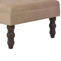 VidaXL Kruk 60x60x36 Cm Fluweel Beige -Leenbakker Winkel 72e998b4f78b4624a645fc1aeb1dbf28