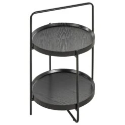 EVART - Bijzettafel - Zwart - Hout -Leenbakker Winkel 7310ac7bda7844ad935f113819c1c86d