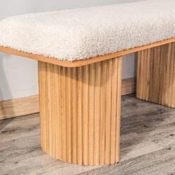 Bank Van Massief Hout En Witte Lussen 11 Bank Van Massief Hout En Witte Lussen -Leenbakker Winkel 740131aed4654103b592202440a2918d