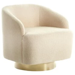 LAVIK - Fauteuil - Beige - Bouclé -Leenbakker Winkel 74414d1022c142cd8ee21a32032e24a9