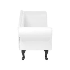 LATTES - Chaise Longue - Wit - Rechterzijde - Kunstleer -Leenbakker Winkel 7740301a92c444e4a2fa2ffb7a94217b