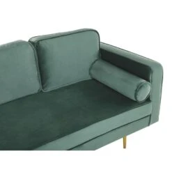 MIRAMAS - Chaise Longue - Groen - Rechterzijde - Fluweel -Leenbakker Winkel 775180a3a33d470c9ad6d1d50e7be3a6