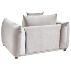LUVOS - Fauteuil - Taupe - Fluweel -Leenbakker Winkel 78a9d8d4bf4a4e5081895ef3e0e8d275