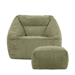 Icon Zitzak En Poef Morgan - Corduroy Zitzak - Saliegroen -Leenbakker Winkel 7aa1a5f212a84d4983a88ee0785b5d79