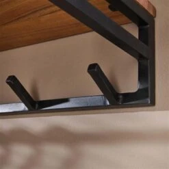 Hoyz - Kapstok Custom - 6 Haken - Hoedenplank - Acaciahout -Leenbakker Winkel 7ad43704c2bd47f38a075ef58da57a8f