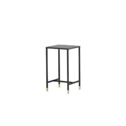 Fjôrd Bijzettafel Zwart Glas - 40x40x70cm - Dipp -Leenbakker Winkel 7afae2c935de4ae2b3c8fea2881ba9a0