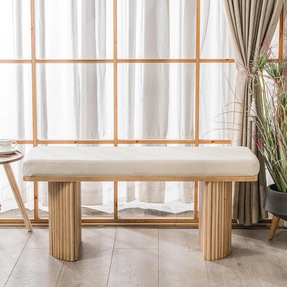 Bank Met Opbergruimte In Fluweel 3 Bank Met Opbergruimte In Fluweel - Afbeelding 3