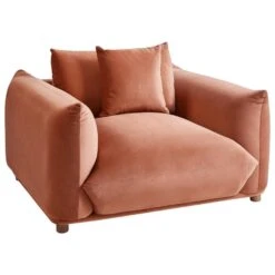 LUVOS - Fauteuil - Goudbruin - Fluweel -Leenbakker Winkel 7cb47635a23c4b1ab6987f298fe2e013