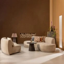 WOOOD Batavier Bank - Polyester - Naturel - 75x336x180 -Leenbakker Winkel 7dbae75ce790403a9e5d50757eacd0c4