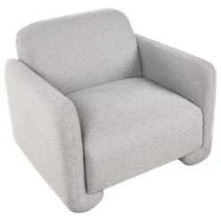 SALAND - Fauteuil - Grijs - Polyester -Leenbakker Winkel 7e2bcf36a55547b883884d6083afaa38