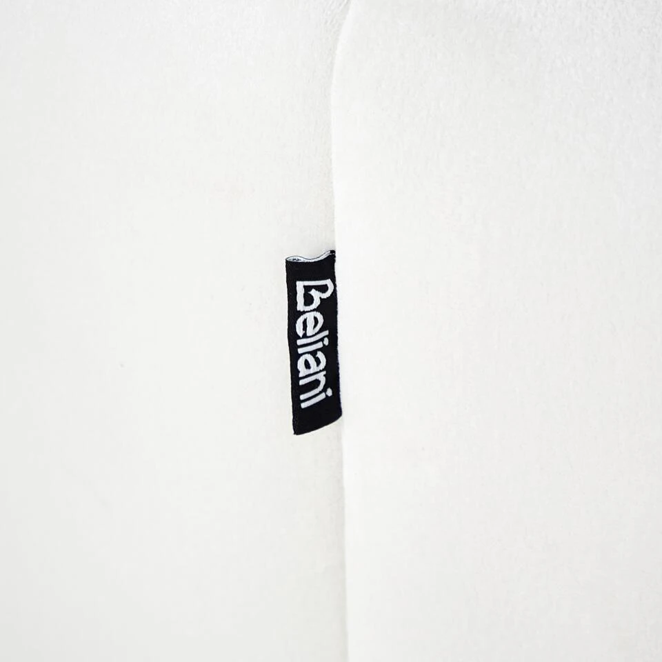 MALUNG - Fauteuil - Crème - Fluweel 10 MALUNG - Fauteuil - Crème - Fluweel - Afbeelding 10