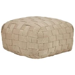 BODLA - Buitenpoef - Beige - 50 X 50 Cm - Synthetisch Materiaal -Leenbakker Winkel 7ffeb50609f94101a41e756239fcfc29