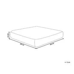 Beliani Poef BIRCH - Groen Katoen -Leenbakker Winkel 808e12ce22f14299b6ee01de9eb97c7a