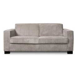 Bank Stuttgart 2-zits - Ribcord - Lichtgrijs