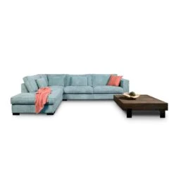 Hoekbank Stuttgart Groot Links - Ribcord - Ijsblauw 6 Hoekbank Stuttgart Groot Links - Ribcord - Ijsblauw -Leenbakker Winkel 81004582 0101