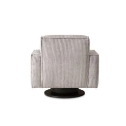 Draaifauteuil Stuttgart Met Armleuning - Ribcord - Lichtgrijs 7 Draaifauteuil Stuttgart Met Armleuning - Ribcord - Lichtgrijs -Leenbakker Winkel 81004592 0900