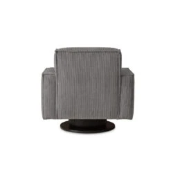 Draaifauteuil Stuttgart Met Armleuning - Ribcord - Antraciet 7 Draaifauteuil Stuttgart Met Armleuning - Ribcord - Antraciet -Leenbakker Winkel 81004593 0900