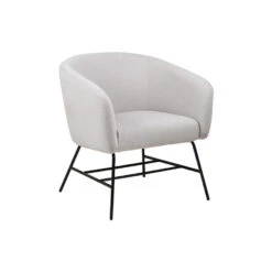 Fauteuil Belfast - Fluweel - Lichtgrijs -Leenbakker Winkel 81020418 0700