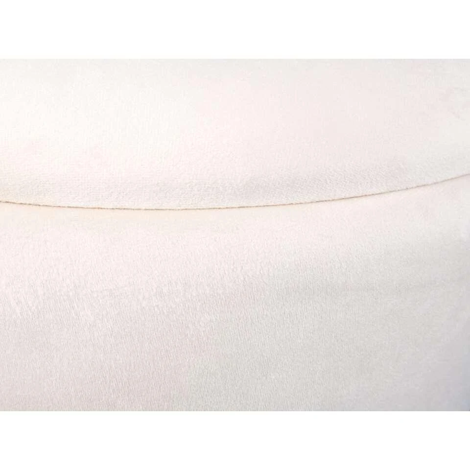 Kruk Ireen - Wit/zwart - 42x34x34 Cm 4 Kruk Ireen - Wit/zwart - 42x34x34 Cm - Afbeelding 4