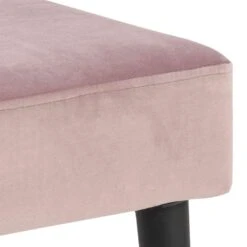 Bankje Gaby - Fluweel - Roze - 45x95x38 Cm 6 Bankje Gaby - Fluweel - Roze - 45x95x38 Cm -Leenbakker Winkel 81026453 0400