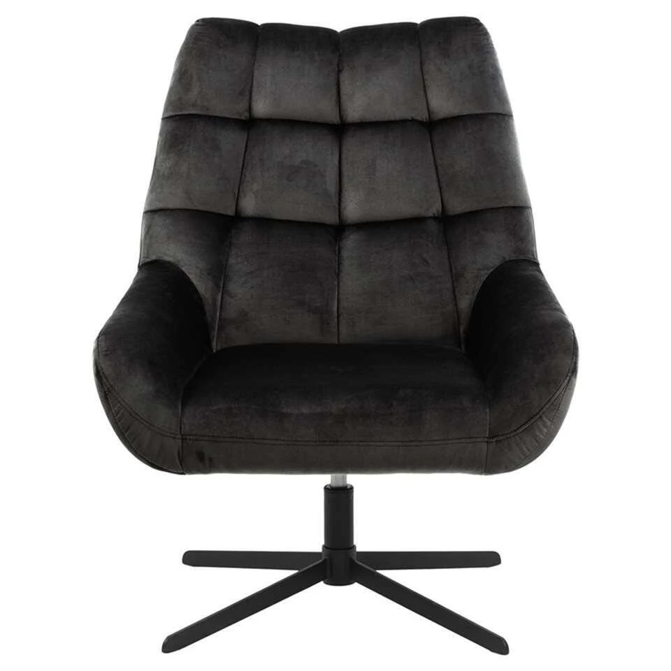 Fauteuil Devin - Stof - Grijsbruin 1 Fauteuil Devin - Stof - Grijsbruin