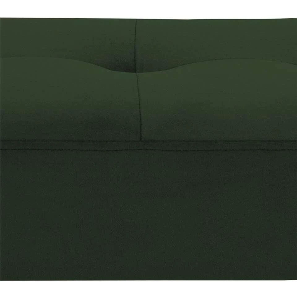 Bankje Gaby - Stof Vic - Groen - 45x95x38 Cm 4 Bankje Gaby - Stof Vic - Groen - 45x95x38 Cm - Afbeelding 4