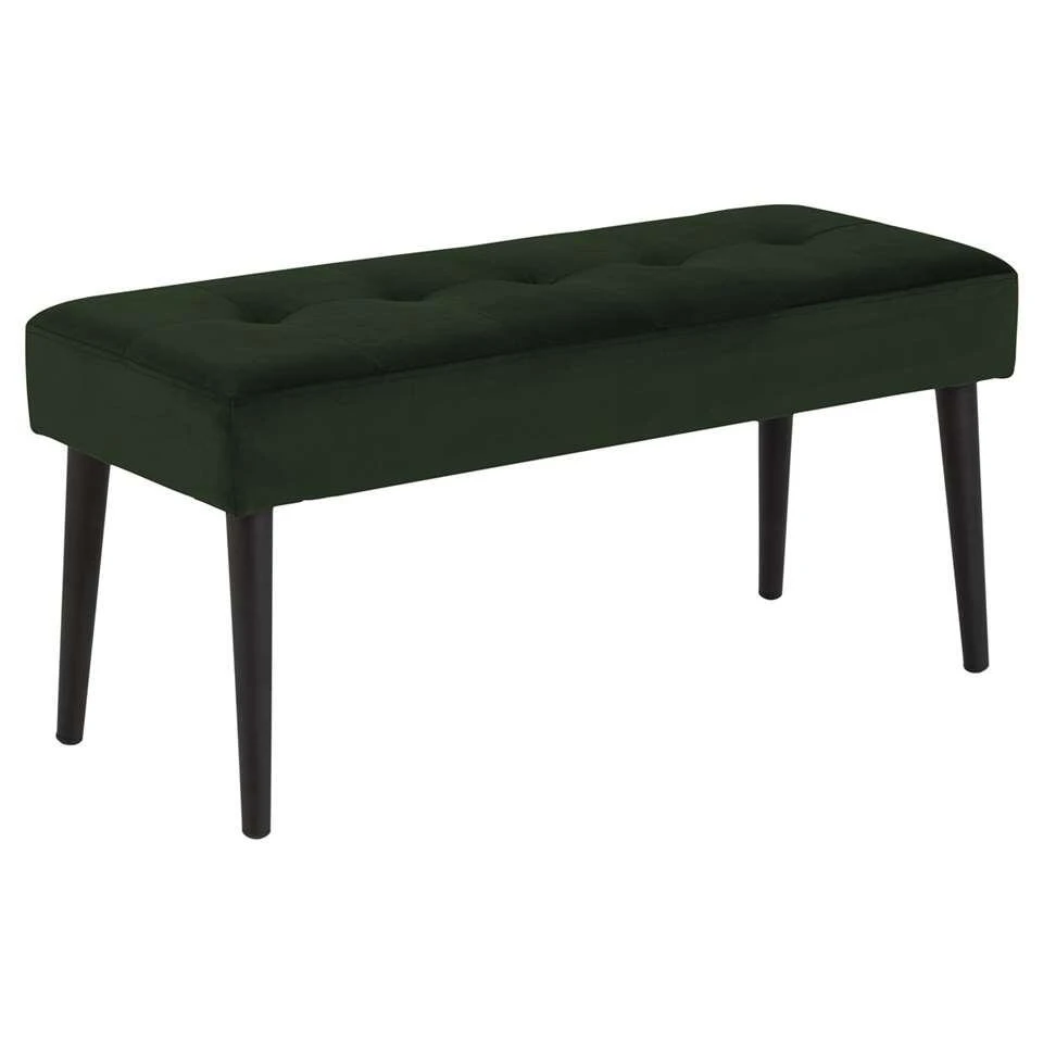 Bankje Gaby - Stof Vic - Groen - 45x95x38 Cm 1 Bankje Gaby - Stof Vic - Groen - 45x95x38 Cm