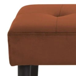 Bankje Gaby - Stof Vic - Koper - 45x95x38 Cm 7 Bankje Gaby - Stof Vic - Koper - 45x95x38 Cm -Leenbakker Winkel 81027708 0500